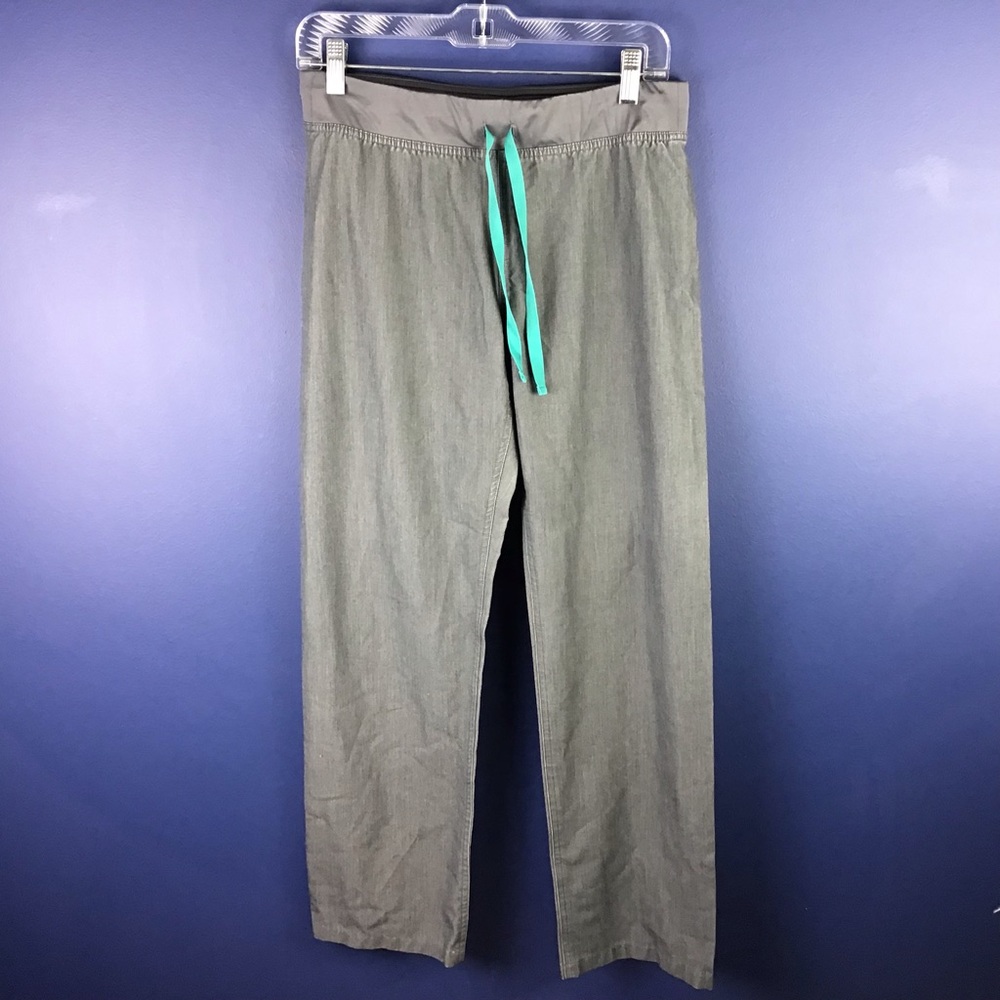 Figs Livingston Gray Basic Scrub Pants Technical … - image 1